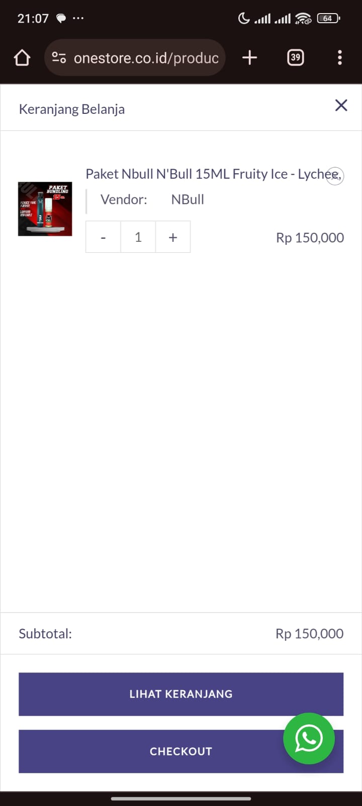 Cara order OneStore