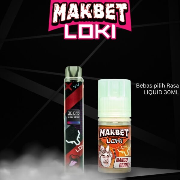 Paket Makbet by Loki Liquid 30ml ( KHUSUS PROMO NON COD MEDAN - JAKARTA )